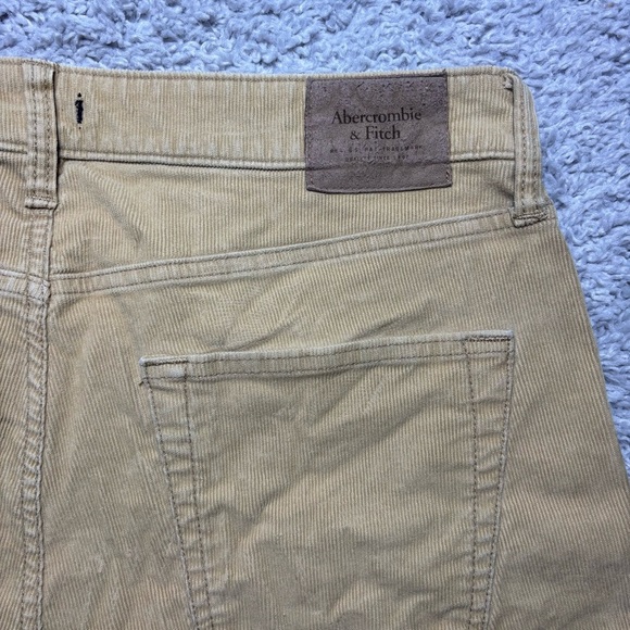 Abercrombie and Fitch Shorts Mens 33 Cut Offs Corduroy Stretch Raw Hem Frayed - Picture 5 of 5